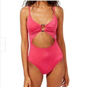 NWT Solid & Striped Swimsuit "Esme" Hot Pink, XL